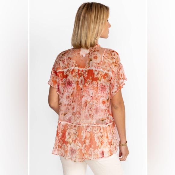 NWT Jonny Was, Yours Truly Silk Blouse XS - Picture 2 of 4